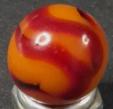 Vintage Alley Agate Swirl Marble .57" Near Mint Condition  726001