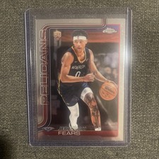 Jeremiah Fears 2025-26 Topps Chrome #257 RC New Orleans Pelicans