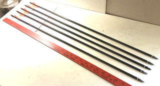 Vintage VICTORY Archery Mamba (NABA 400) Archery Arrows (5) As Found Used Clean!