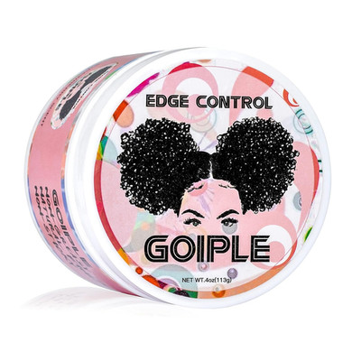 Edge Control Wax for Women Strong Hold Non-Greasy, Edge Wax Styling Gel for Blac