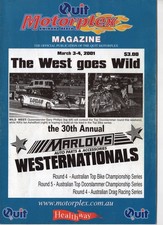 The Quit Motorplex magazine, brochure, Kwinana Beach March 2001