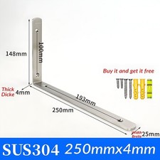 Stainless Steel Brace Bracket Corner Braces Brackets Right Angle L shape