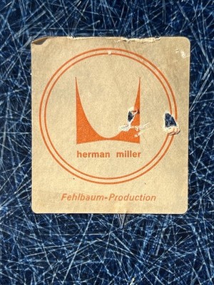 Vitra Fehlbaum Eames Herman Miller Fiberglas Armchair  NavyBlue + upholstery