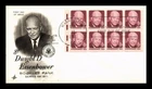DR JIM STAMPS US COVER DWIGHT D EISENHOWER 8C BOOKLET PANE FDC ARTCRAFT