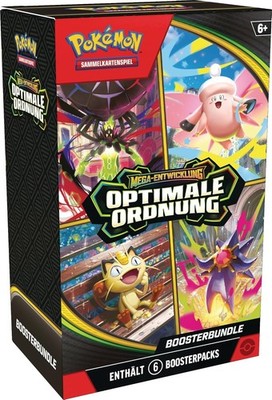 Pokémon-Sammelkartenspiel: Boosterbundle Mega-Entwicklung   Optimale Ordnung (6