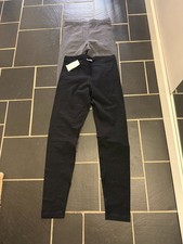 Cotton Spandex Jersey Leggings in Black NWT or Grey - Size L