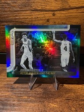 2025-26 Topps Basketball New Duo Excels Blackout Black Foil #300 Wembanyama/Fox