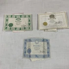Vintage 1980s Cabbage Patch Kids 3 Birth  Certificates w/ Paperwork