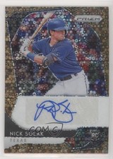 2020 Prizm Rookie Quick Pitch Bronze Donut Circle 25/25 Nick Solak Auto 0c2