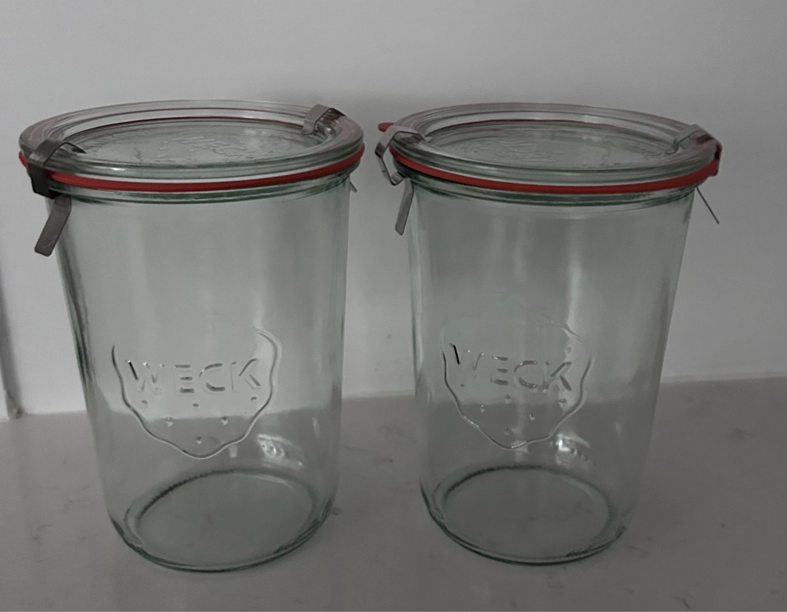 Weck - Glass Canning/Mold Jar - 28.7 oz - 2 Jars - New (no box)