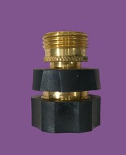 Unbranded Brass Quick-connect Adapter For Garden Hoses Unbranded Brass Quick-connect Adapter For Garden Hoses