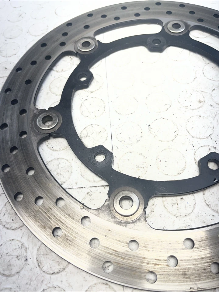 Rotor de freno de disco delantero recto Yamaha FZ6 FZ6R 2004-2009 FABRICANTE DE EQUIPOS ORIGINALES Foto 2 de 3