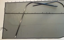 Freightliner Columbia Century Coronado windshield Curtains with rails. New