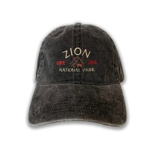 Zion National Park Embroidered Cap hat baseba...