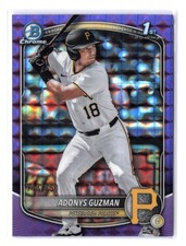 Adonys Guzman (RC) 144/250 1st Purple Geometric 2025 Bowman Draft BDC-126