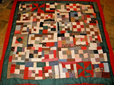 Handmade Quilted Top Ready to Finished the Quilt 68"x64" SU163 