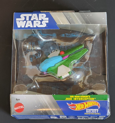 Star Wars # 15 JEDI INTERCEPTER (prototype) HotWheels  Starship Select NIB