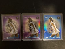 [3] Billie Jean King 2021 Topps Chrome Blue /99, Purple /199, Purple wave /199