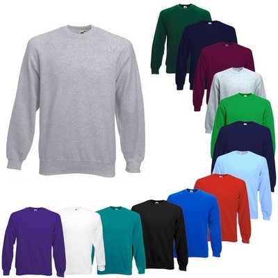 Fruit of the Loom Raglan Sweat Shirt Herren Pullover Arbeitspullover  S  bis XXL