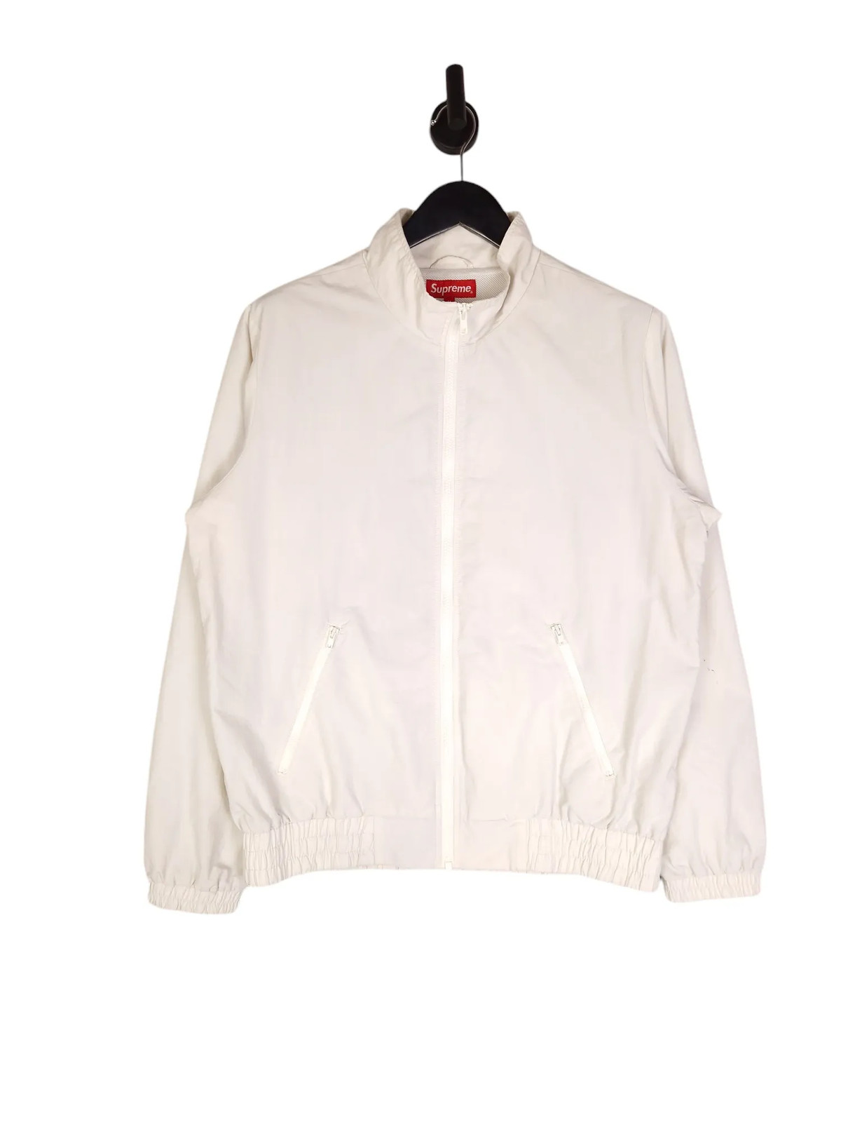 Supreme Arc Shell Jacket Size Medium In White Men's Lightweight Track Top