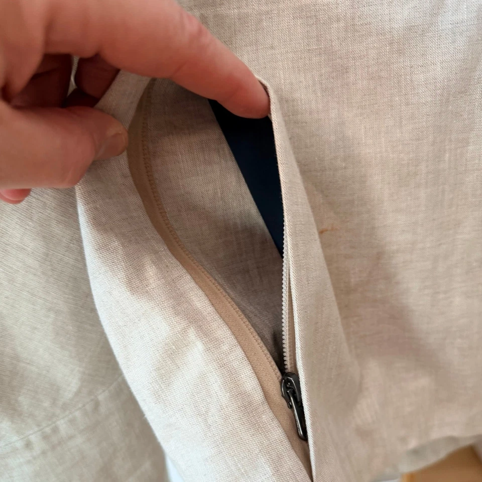 SEASE: Men's George Storm System Linen Blend Jacket - S - Image 4 of 4