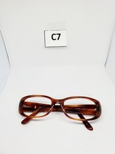 Elizabeth Arden Brown Swirl Thick Oversize Rectangle Glasses EA5078 53 19 130