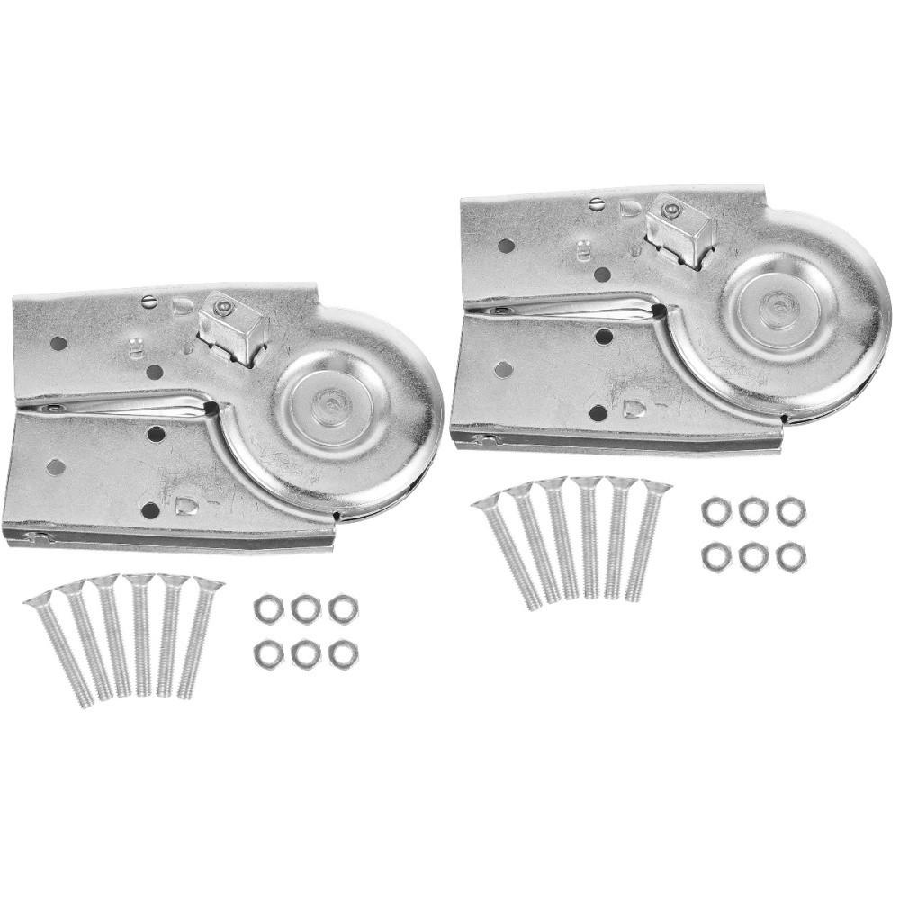 2-Pack Attic Stair Pull Down Hinge Hasp Replacement Parts