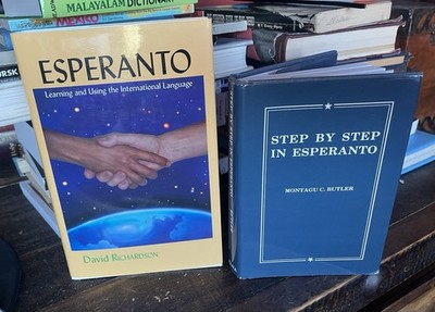 2 Vol Step by Step in Esperanto + Learning Using International Language Book Set