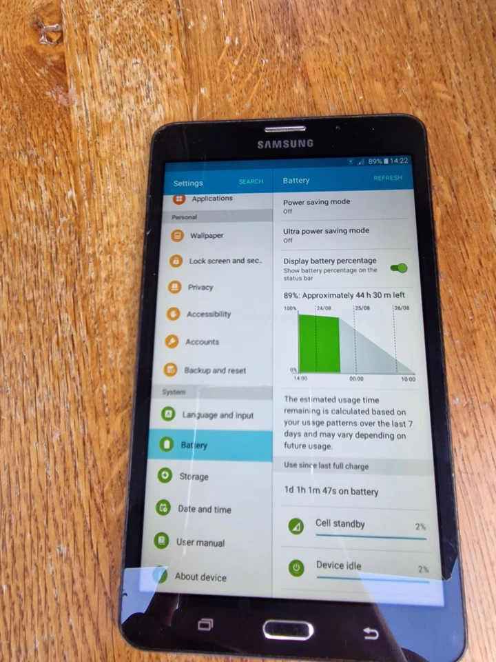 Samsung Galaxy Tab A 2016 SM-T285 Black 8GB Wi‑Fi + 4G Android Tablet, photo 2 of 5
