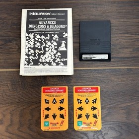 Advanced Dungeons & Dragons Intellivision Game Vintage 1982 CIB w/ Manual