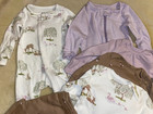 JC !WOW! Newborn Carter's 7 piece Purple Sleepers Bodysuits Pants Leggings Set — photo 3