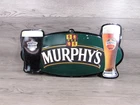 Murphy's Irish Stout Pub Bar Beer Metal Sign Irish Amber Vintage 26" x 14"