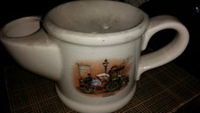 RETRO WADE SHAVING MUG WITH PICTURE OF LA MANCELLE BY BOLLEE 1878