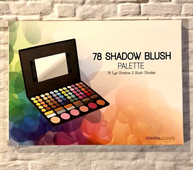 COASTAL SCENTS 78 Shadow Blush Palette Eyeshadow & Blush Shades - Image 2 of 4