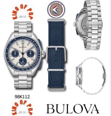 Bulova Lunar Pilot 98K112 43,5mm SHIPPING & Customs duties