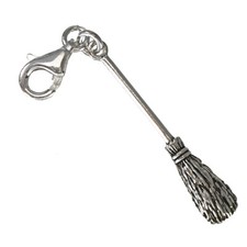 Sterling Silver Witches Besom Broom | Wicca Pagan Wicca Witch