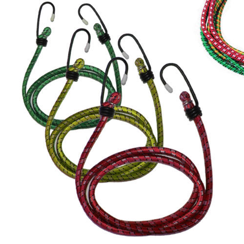 3X ELASTIC BUNGEE CORD STRAP ROPE LUGGAGE SUITCASE CAR ROOF RACK HEAVY
