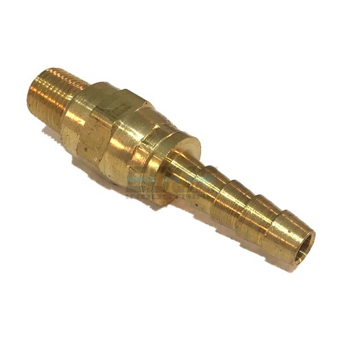 1/4 SWIVEL HOSE BARB X 1/8 MALE NPT Brass Pipe Fitting NPT Gas Fuel Water Air