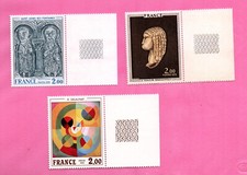 FRANCE - 1976 - YT1867/1869**MNH - BDF - OEUVRES D'ART - COTE 4€
