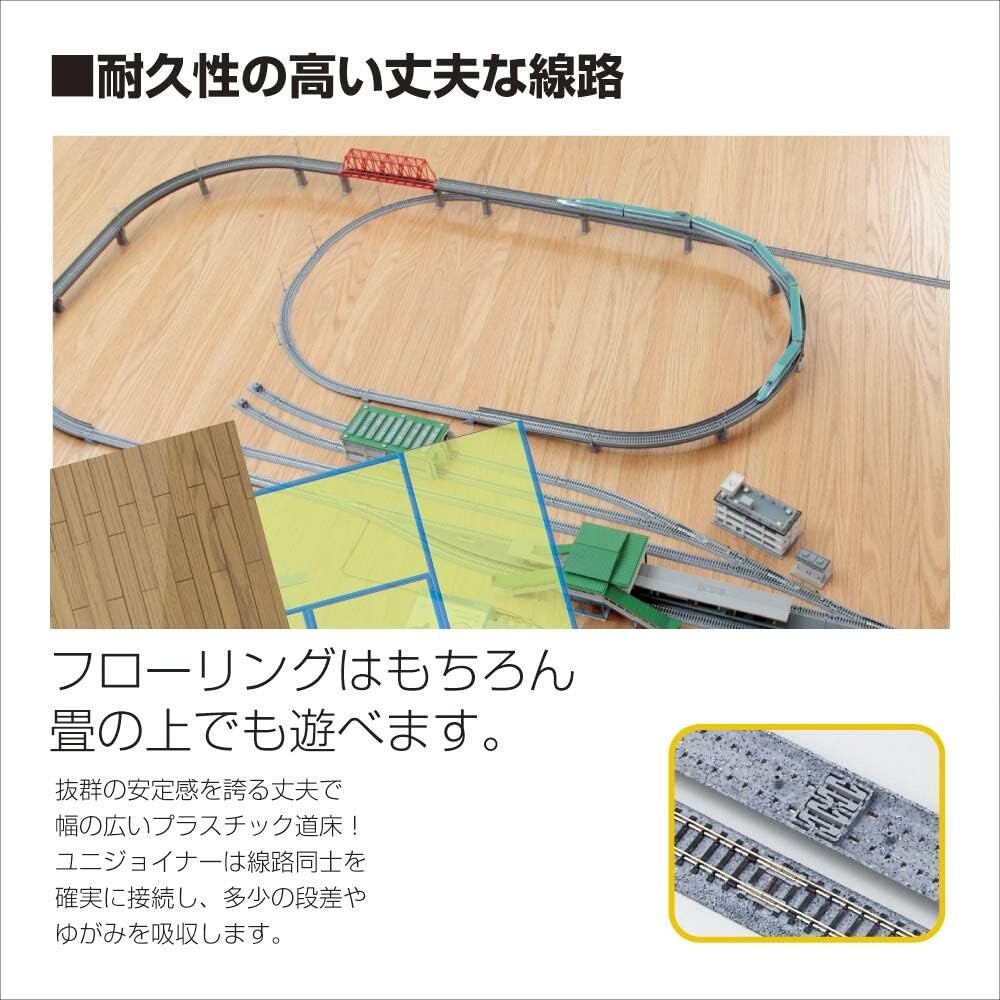 Kato N 20852 Unitrack Basic Oval Track Set with Kato Power Pack