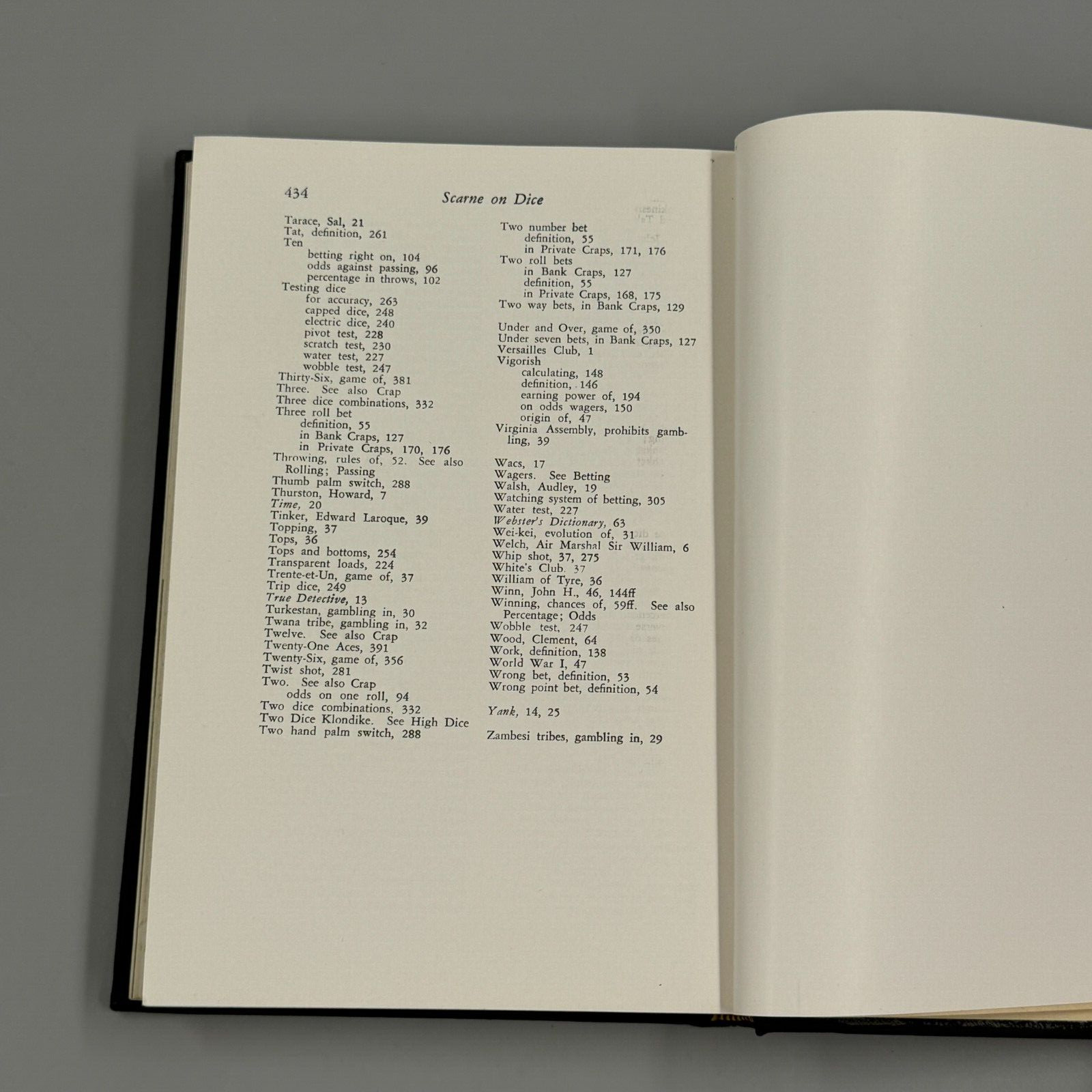 Scarne On Dice Military Edition By John Scarne & Clayton Rawson 1949