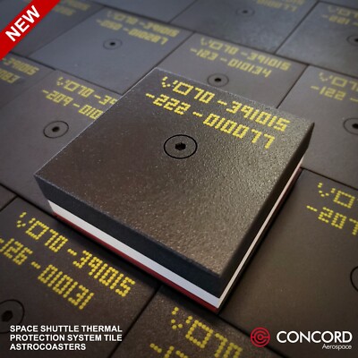 SPACE SHUTTLE THERMAL PROTECTION SYSTEM TILES REPLICA ASTRO