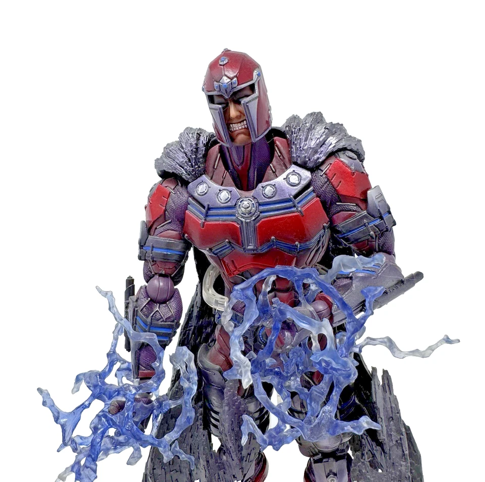 Play Arts Kai X-Men Marvel Magneto Max Eisenhardt PVC Action Figure Statue *Read - Image 3 of 4