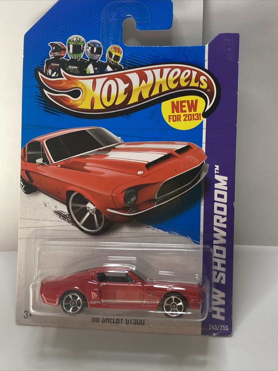 Hot Wheels 1968 Ford Shelby Mustang GT500 Red White HW Showroom | eBay