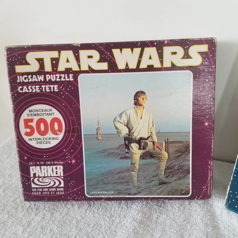 Puzzle Star Wars - 1977 por Parker Brothers Canadá - Luke + Jawa's Foto 3 de 4