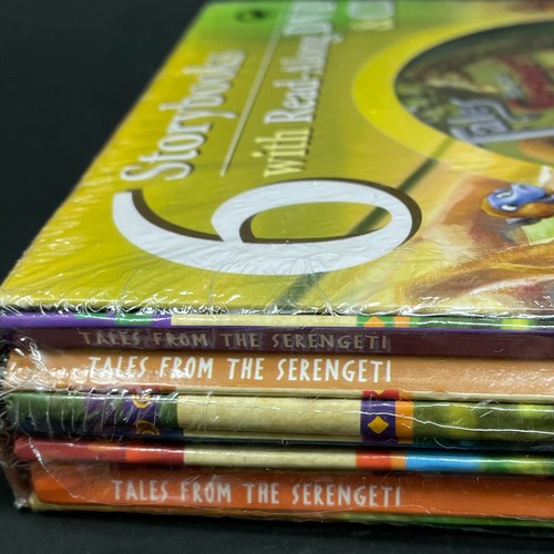 6 Storybooks with Read Along DVD's & CD's Creative Kid - Tales of the Serengeti - Foto 4 di 9
