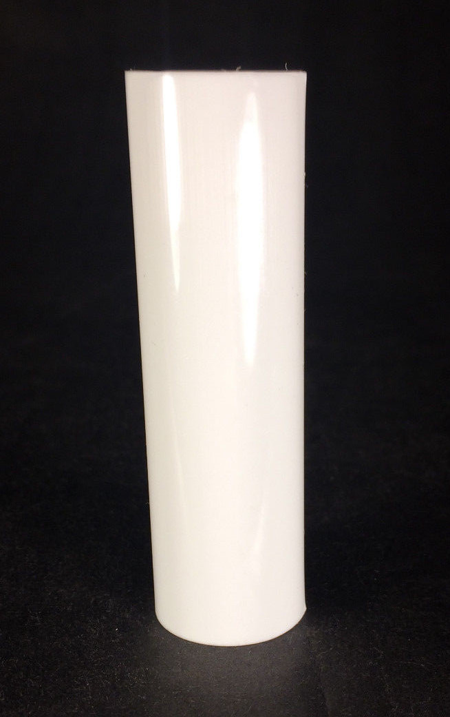 New 3" WHITE PLASTIC CANDELABRA SOCKET Chandelier Lamp CANDLE COVER  #CC919