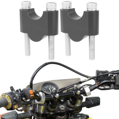 Aluminum Handlebar Risers Mount Clamp Adapter Fit For Husaberg FE 501 E/SM 99-03