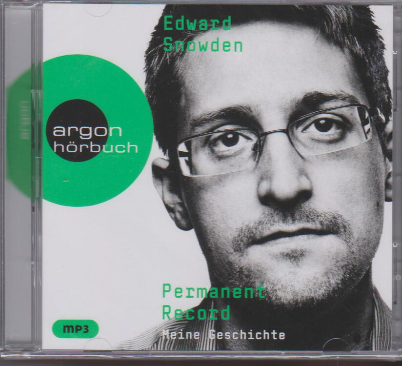 Thumbnail - Edward Snowden - Permanent Record - Meine Geschichte Hörbuch Mp3 Bn