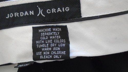 Jordan Craig Pants Mens 36/32 Black Dress Pants - Picture 8 of 10